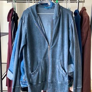 Shore Brand size Large lightweight hoody, great fit and comfy/casual